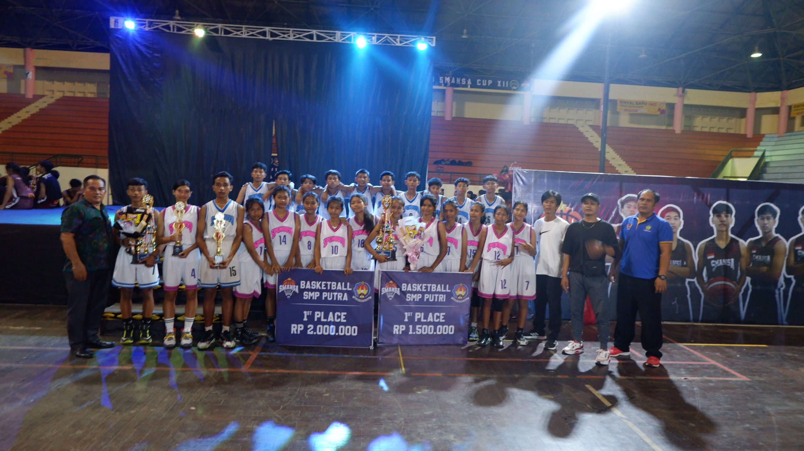 Tim Basket Spenduyo Juara Umum Dalam Ajang SMANSA CUP XII